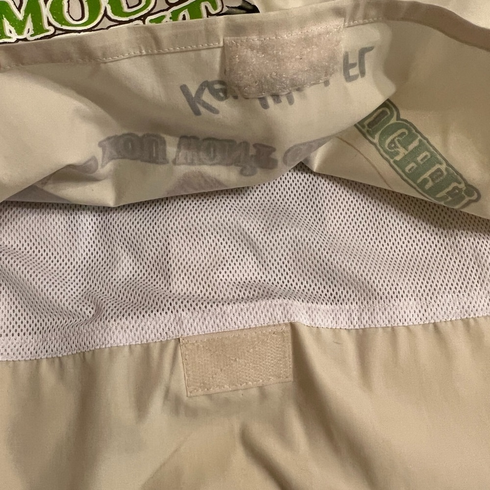 Fishing Shirt L Tan “Keep Your  Mouth Shut and You Won’t Get Caught” Tiger Hill - Picture 9 of 10